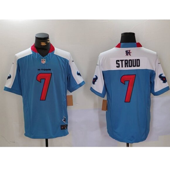 Mens Youths Kids Womens 7 CJ Stroud Limited Stitched Jersey
